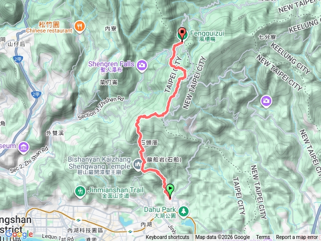 臺北大縱走第四段預覽圖