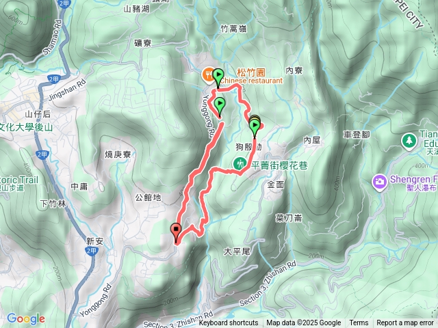 500巷落羽松-菁礐溪溪畔步道、菁礐古圳步道O型預覽圖