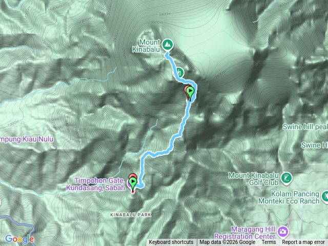 馬來西亞 神山 京那巴魯山 Mt. Kinabalu