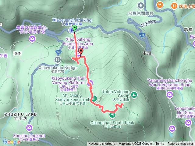 七星山主峰步道