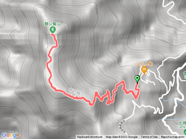 鵝公髻山 入口山上人家