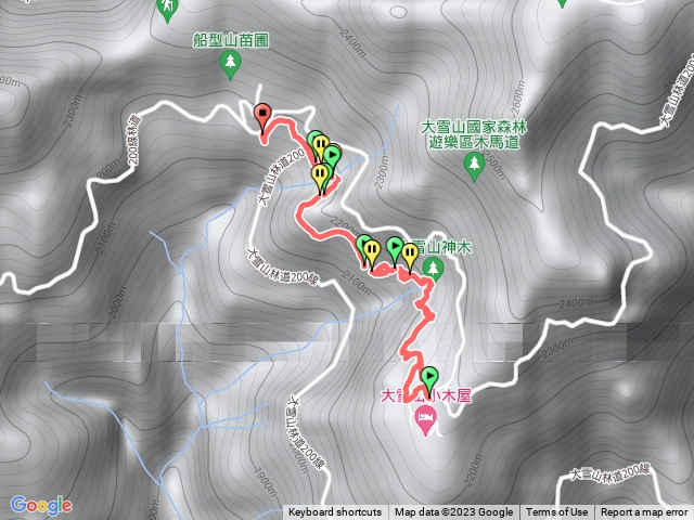 大雪山小神木步道