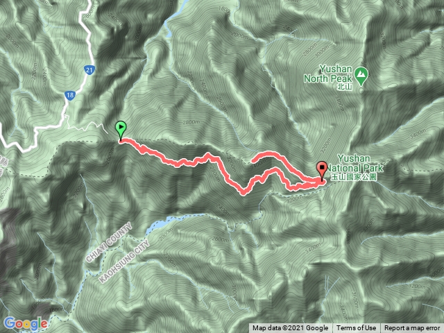 排雲山莊、玉山西峰