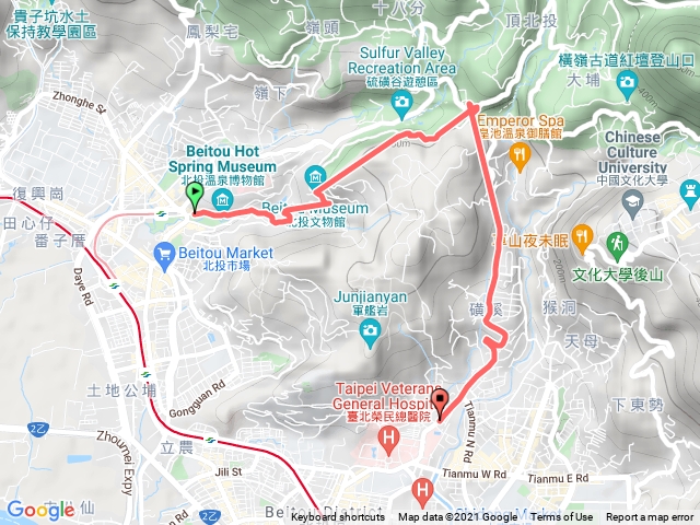 新北投健走雨中看彩虹抽獎