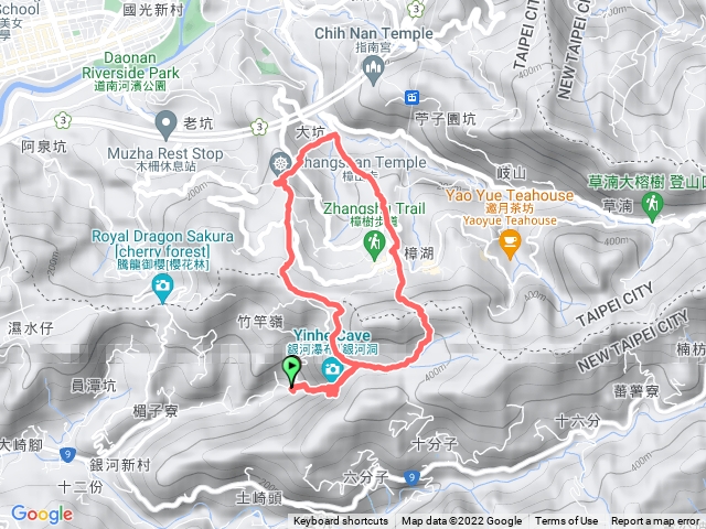 新店銀河洞越嶺貓空O型