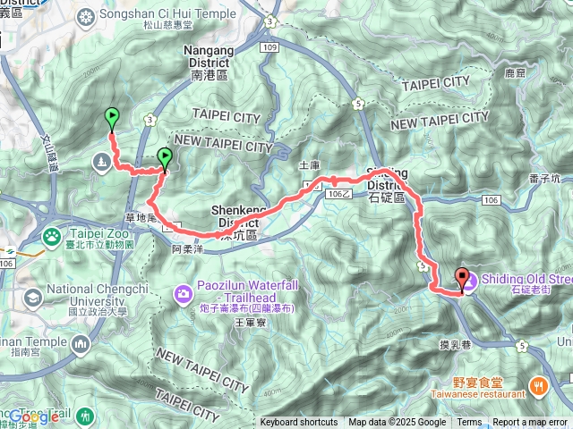 淡蘭古道南路之南港、深坑到石碇