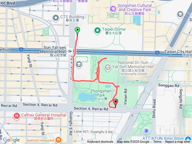 2025臺北健走趣（25）國父紀念館、中山公園20251011-1預覽圖