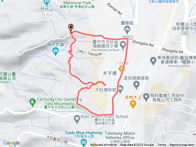 瑞井古道入華山路口出