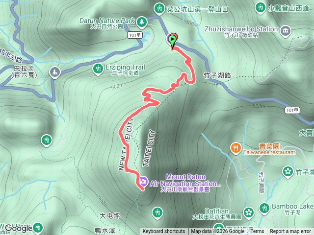 夜爬大屯山預覽圖