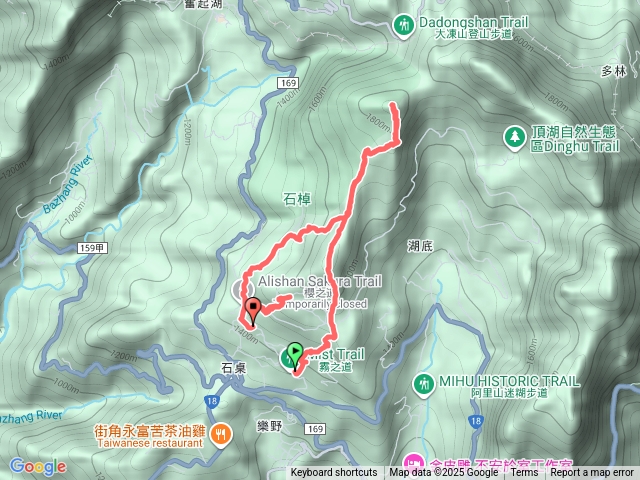 頂石棹五道步道健走