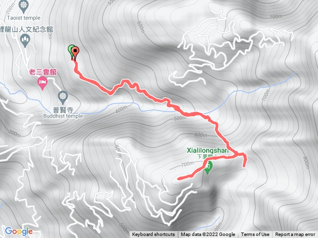 上里龍前山+里龍山休息平台