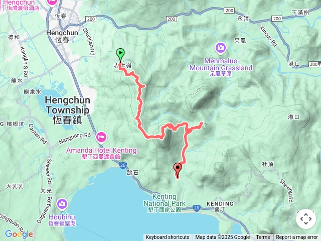 恆春縱走(赤牛嶺縱走大山母山、石牛溪)預覽圖