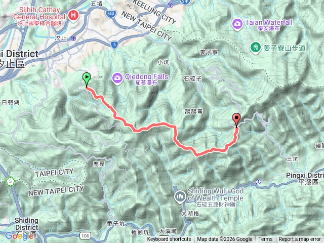 汐止火車站至福興宮磐石嶺