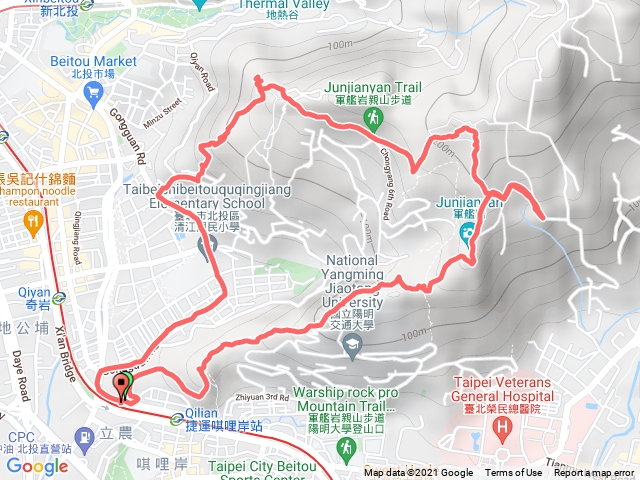 唭哩岸山軍艦岩丹鳳山環走