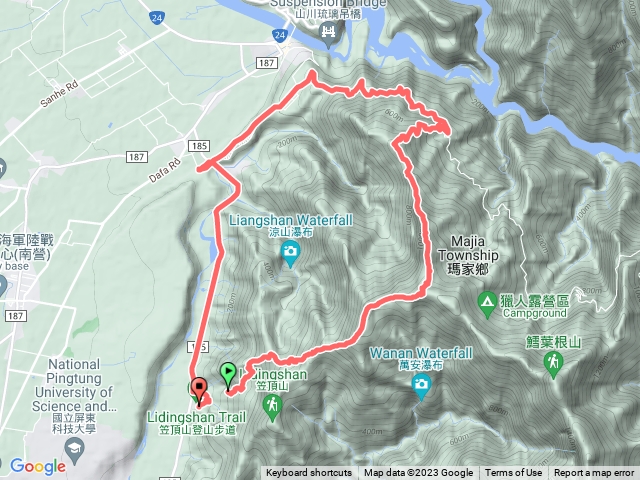 真笠山、白賓山連走