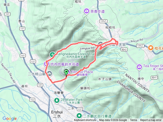 登廟步道-受天宮-坑外坑森林步道O型預覽圖