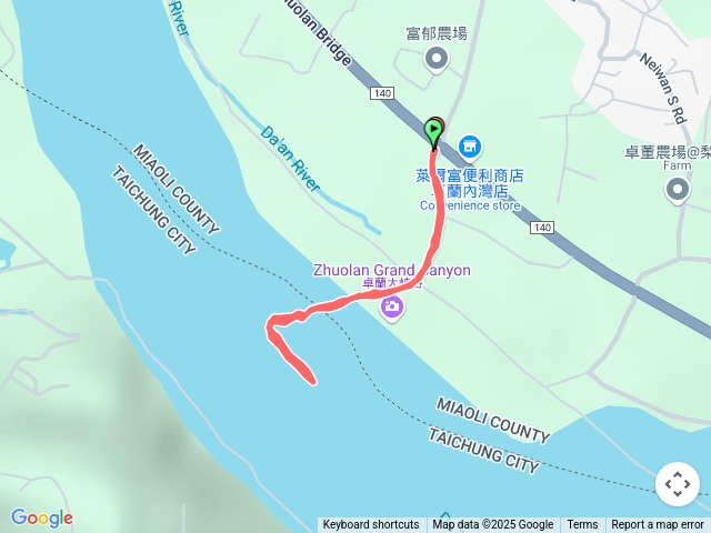 卓蘭 大安溪峽谷步道（卓蘭大峽谷）