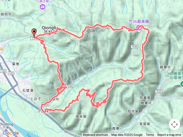 2025-02-22 新竹芎林鄉 飛茄石三爺10連峰O縱