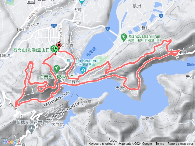 石門山溪洲山徑Ｏ繞