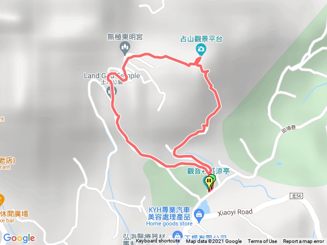 硬漢嶺、尖山步道、無極東明宮