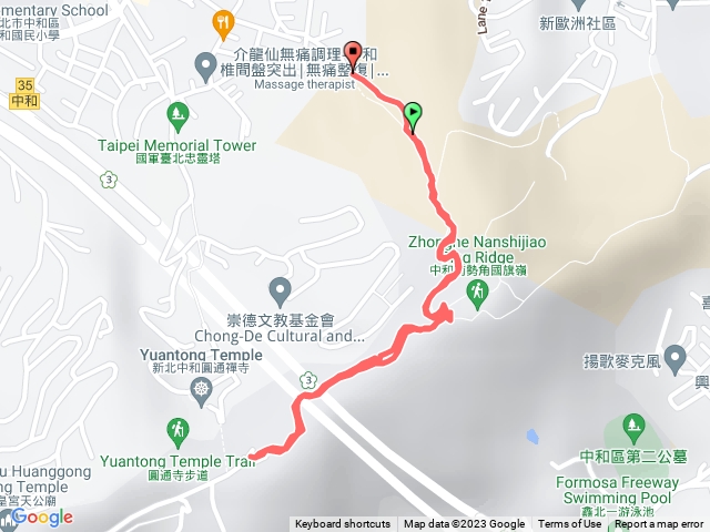 圓通步道折返1hr