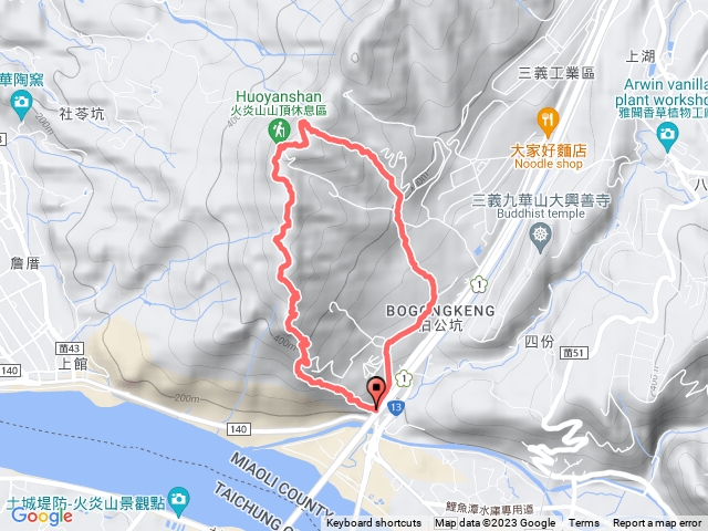 苗栗火炎山南鞍古道O型一大圈