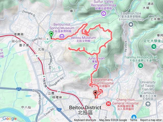 新北投山-磺溪山-軍艦岩