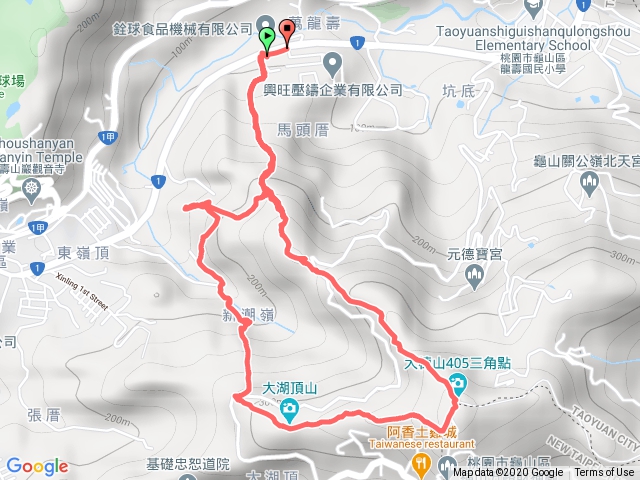 東萬壽路上大棟山高地