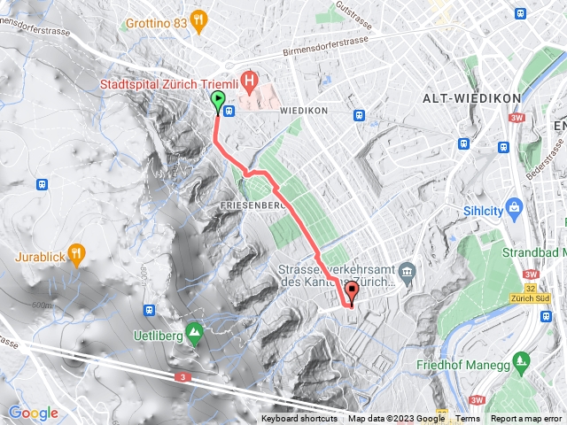 Triemli to Albisgütli Panoramawag