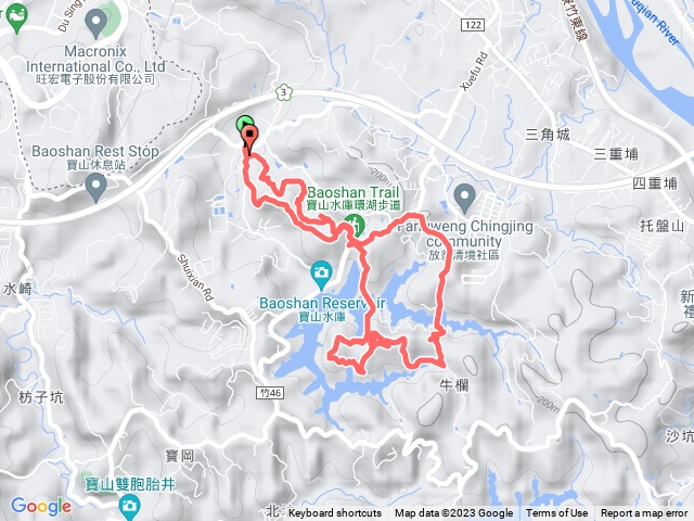 寶山水庫連峰20230101