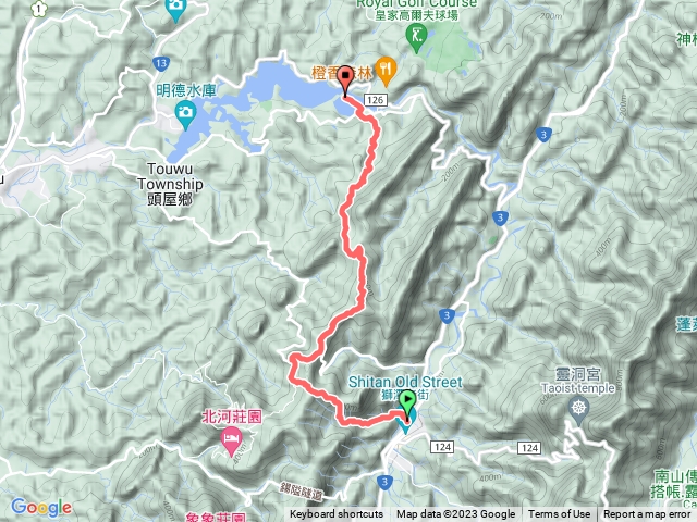 樟之細路義民廟到明德水庫海棠島