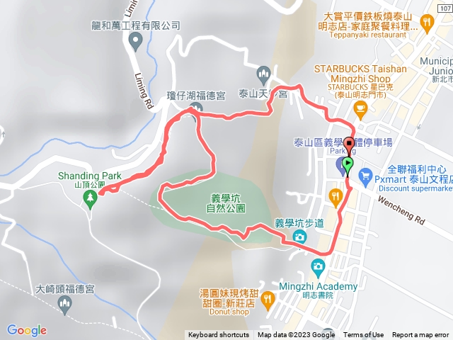 琳-義學坑步道-瓊仔湖福徳宮-山頂公園