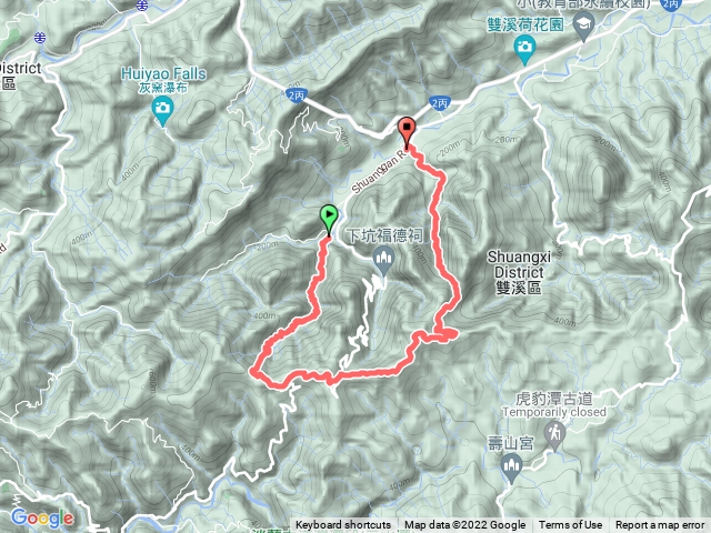 淡蘭古道中路 中坑古道 崩山坑古道O型