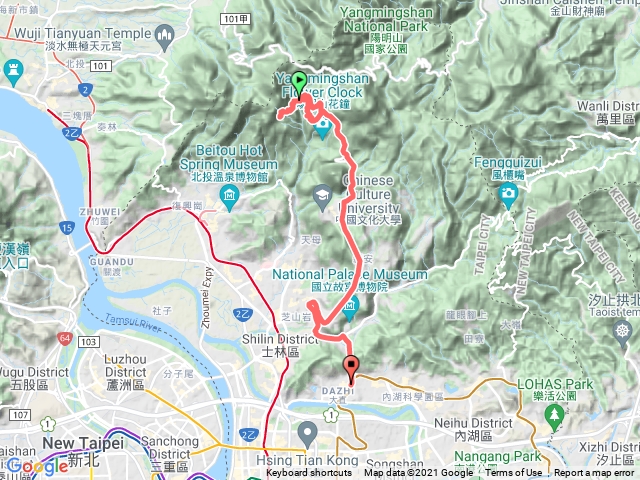 竹子湖清楓步道+猴崁湖田古道