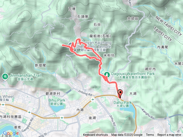 內湖三尖夜爬