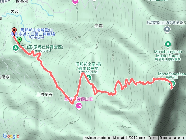馬拉邦山天然湖登山口起登