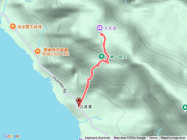 蘭嶼大天池來回預覽圖