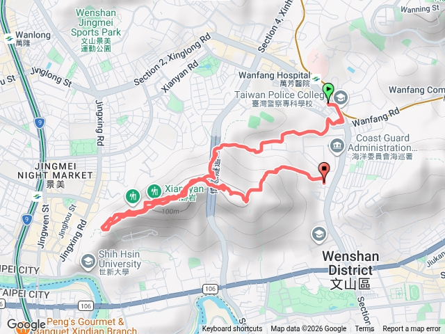 仙跡岩興隆路三段304巷52號登山口上