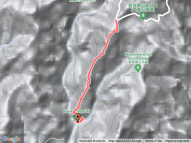 東卯瀑布上大雪山林道30.5K