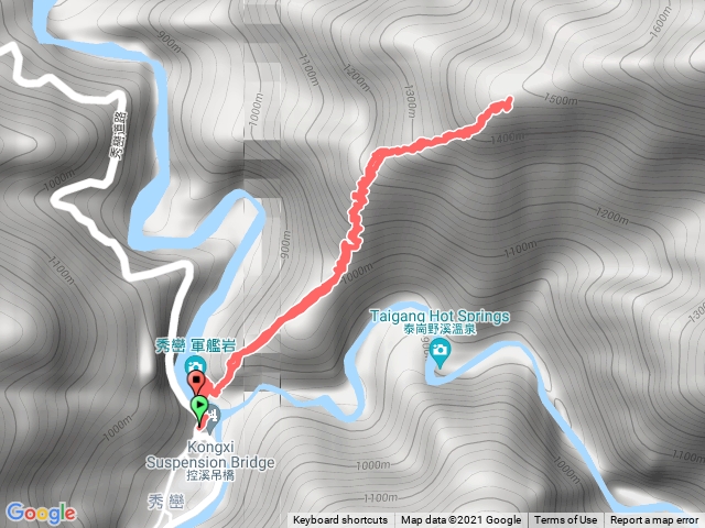 尖石鄉秀巒軍艦岩登芝生毛台山西峰