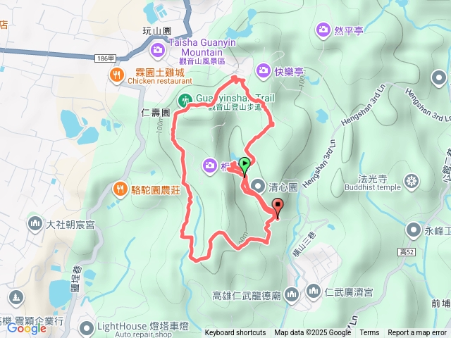 觀音山九連峰（歡喜嶺，玉松公，長野山，高崎山，富山，立山，高速尾山，觀音山，武山）預覽圖