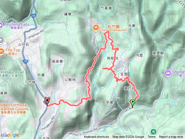 平溪步道、鵝尾山水田、永公路落羽松