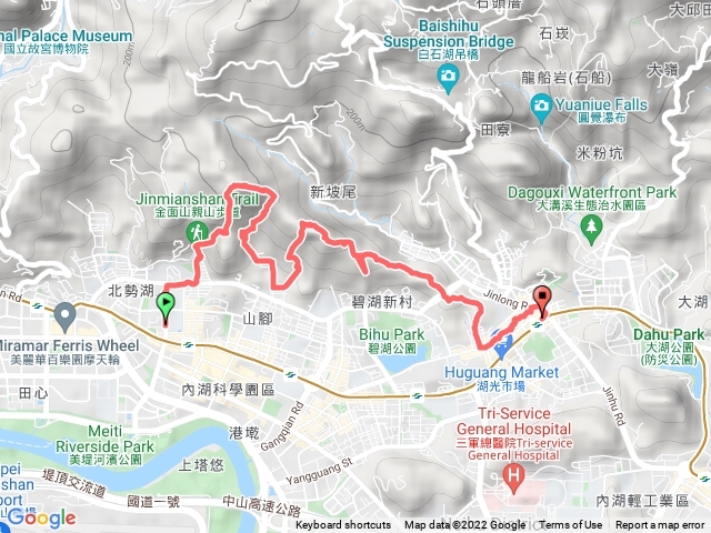 內湖金面山
