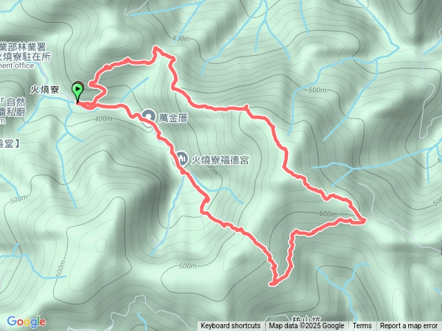 過火坪古道枋山坑山火燒寮古道O形