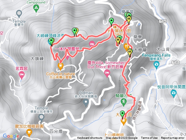 騎龍古道，大山背山，大崎崠古道O型