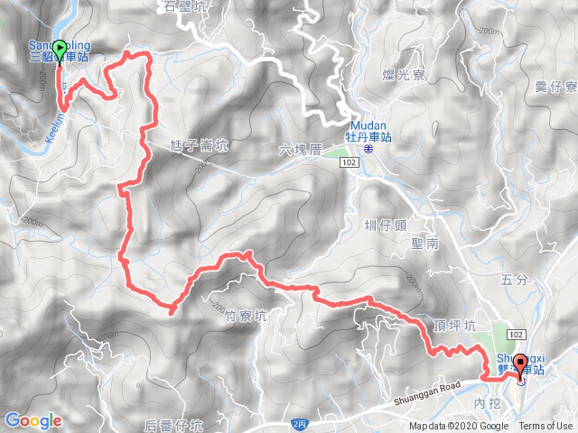 三貂嶺新路尾山大竹林山雙溪