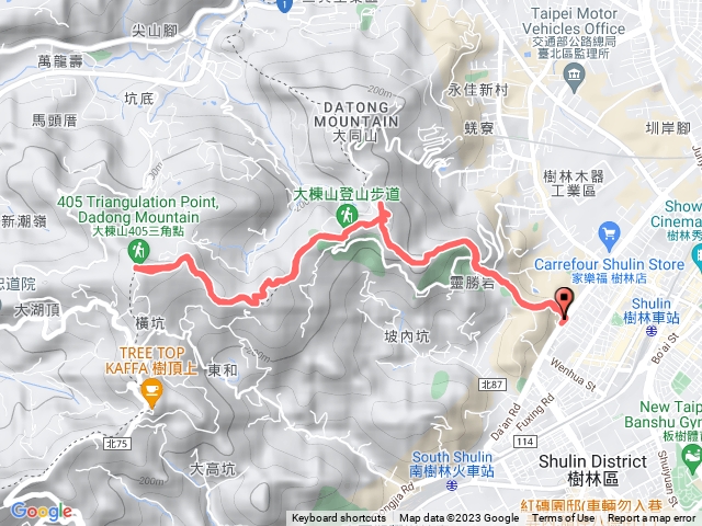 樹林-大同山-青龍嶺-大棟山（405）20230319