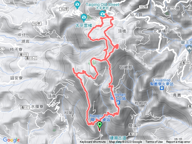 【竹崎樟腦寮阿拔泉山稜線步道大O路線】