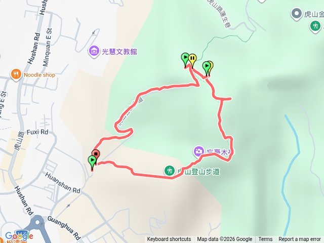 南投虎山步道小環狀預覽圖