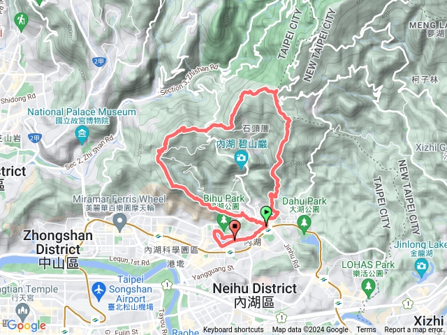 內湖雙心縱走-黑金